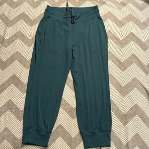 Lululemon Ready to Rulu Ribbed High-Rise Cropped Jogger Green Jasper